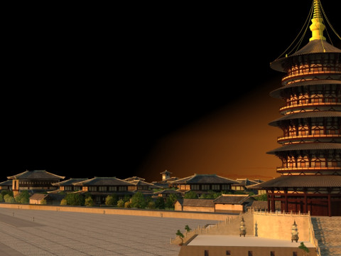 Ancient building Modelo 3D
