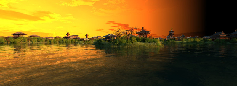 Ancient building 3D 模型 .c4d .max .obj .3ds .fbx .stl .blend
