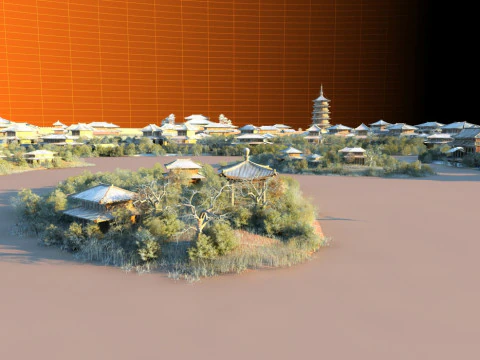 Ancient building 3D Model