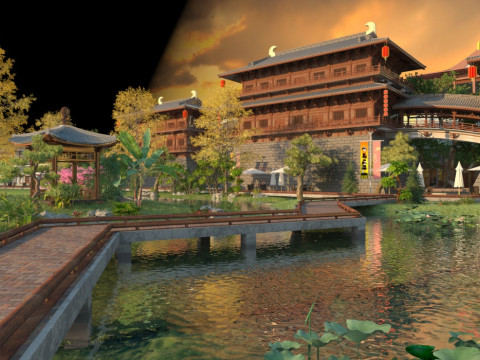 Ancient building 3Dモデル