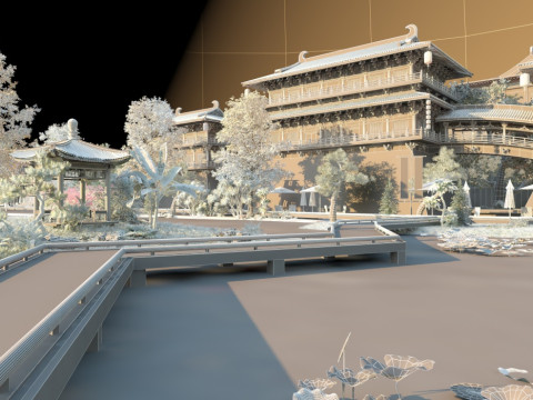 Ancient building 3Dモデル