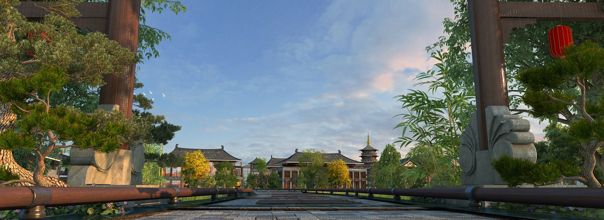 Ancient building 3D Model .c4d .max .obj .3ds .fbx .stl .blend 