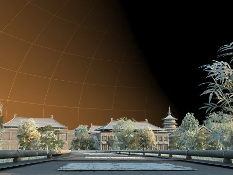 Ancient building 3D Model