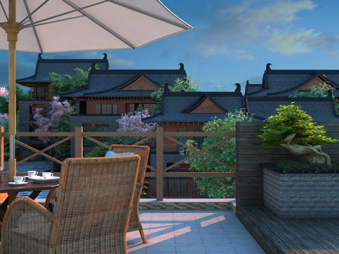 Ancient building Model 3D