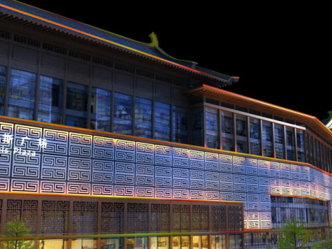Ancient building Model 3D