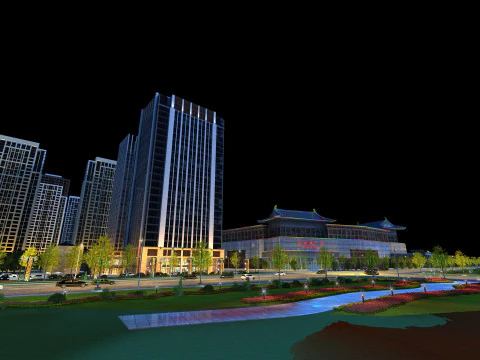 Starożytny budynek Model 3D