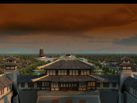 Antik şehir 3D Model