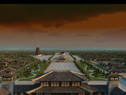 Ancient city 3D Modell