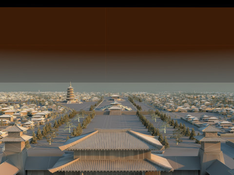 Ancient city 3D Modell