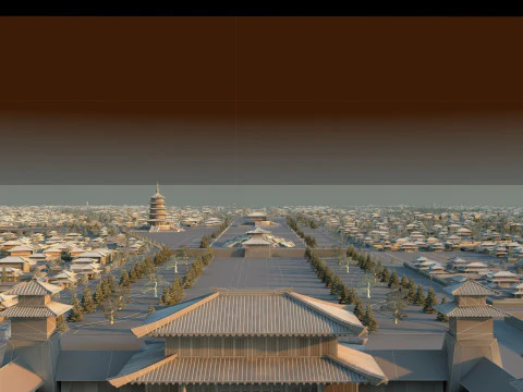 Ancient city 3D Model