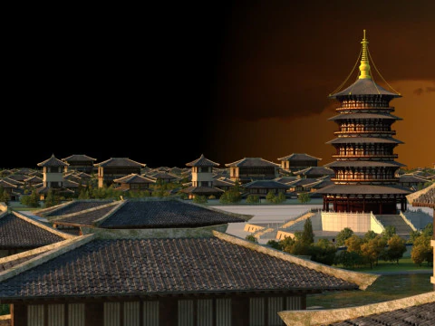 Cidade antiga Modelo 3D