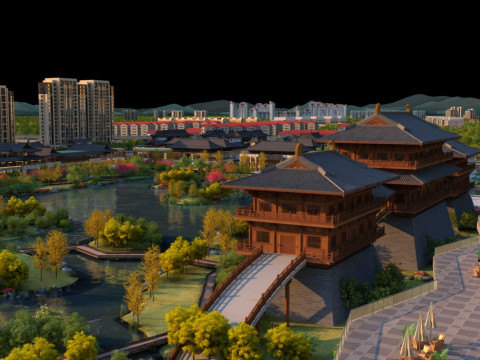 Ancient building Modello 3D