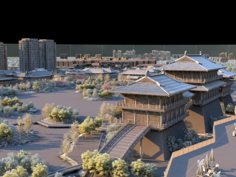Ancient building Modello 3D