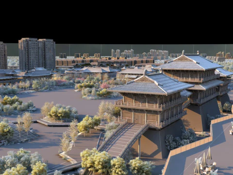 Ancient building 3D Model