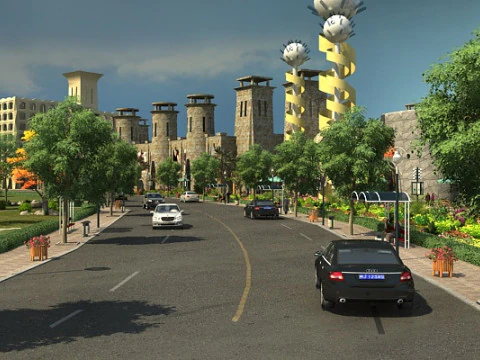 Eğlence parkı 3D Model