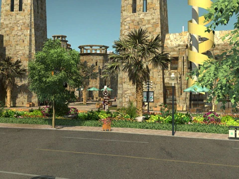 Amusement park 3D Model