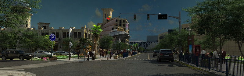 Amusement park Modelo 3D .c4d .max .obj .3ds .fbx .stl .blend 