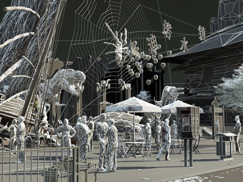 Amusement park Modelo 3D