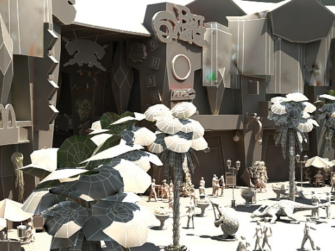 Amusement park Modelo 3D