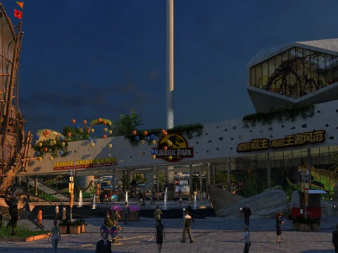 Parc d'attractions Modèle 3D