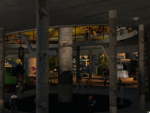 Amusement park 3Dモデル