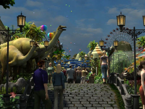 Wesołe miasteczko Model 3D