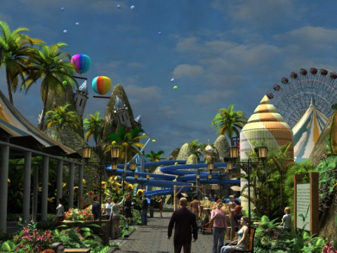 Amusement park 3D Model