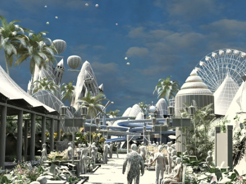 Amusement park 3D Model