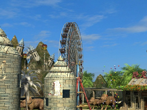 Amusement park Model 3D