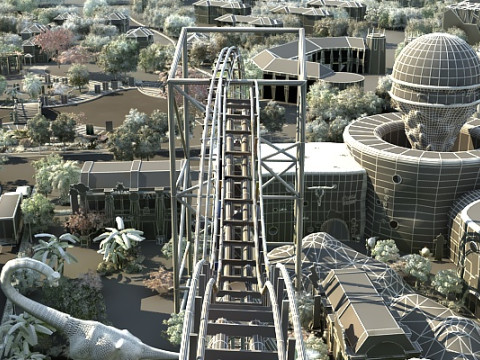Amusement park 3D Model