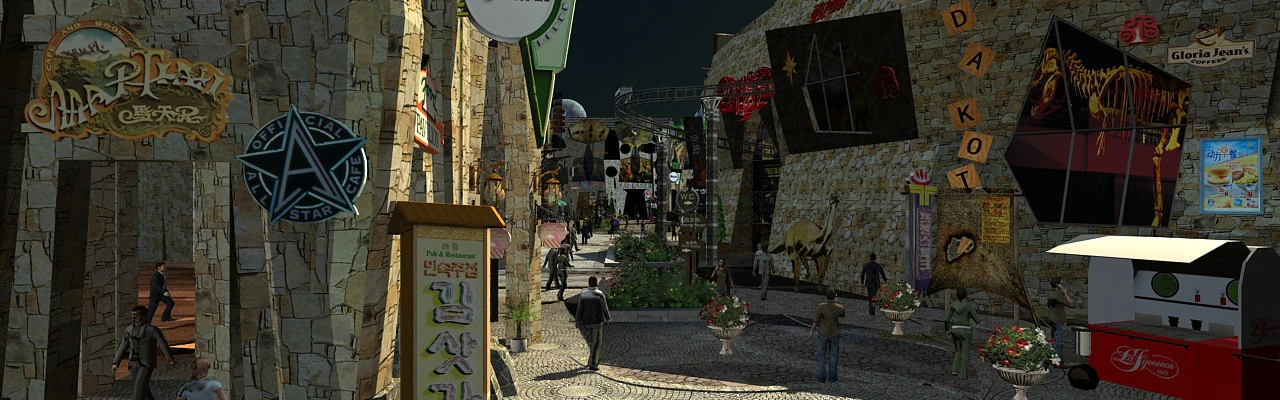 Amusement park 3D Model .c4d .max .obj .3ds .fbx .stl .blend 