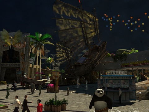 Amusement park 3D Model