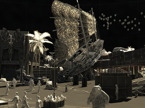Amusement park 3D Model
