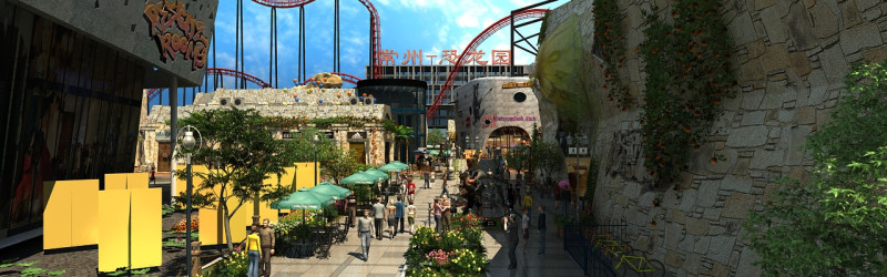 Amusement park Model 3D .c4d .max .obj .3ds .fbx .stl .blend 