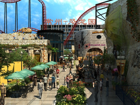 Amusement park 3D Model