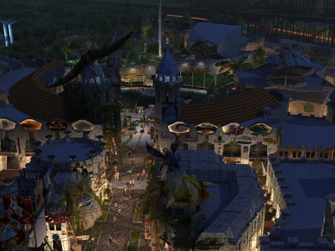 Amusement park 3Dモデル