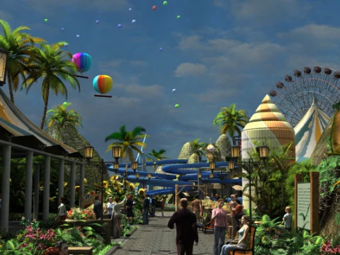 Amusement park 3D Model
