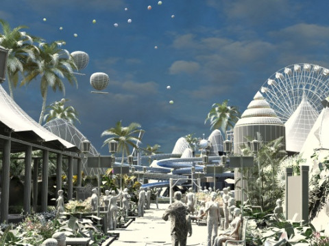 Amusement park 3D मॉडल