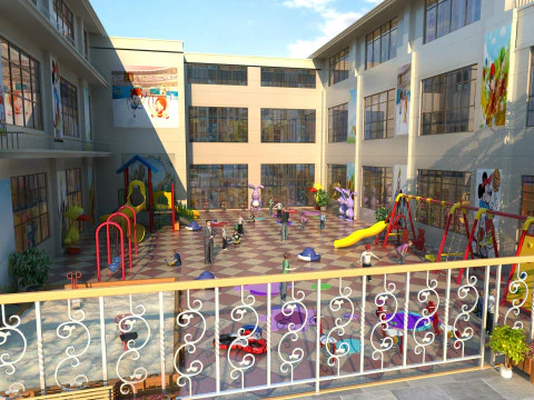 Kindergarten 3D Model