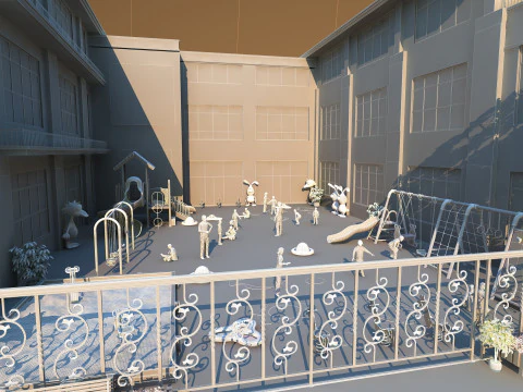 Kindergarten 3D Model