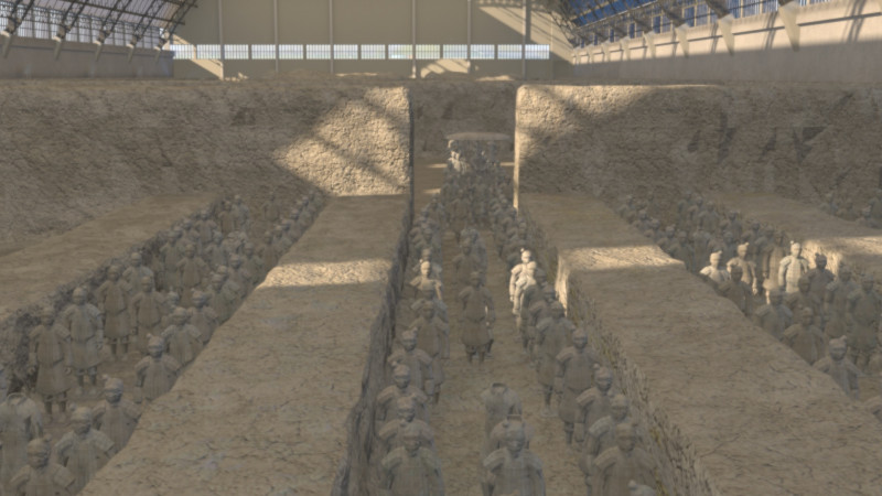 Terracotta Warriors 3D Model .c4d .max .obj .3ds .fbx .stl .blend