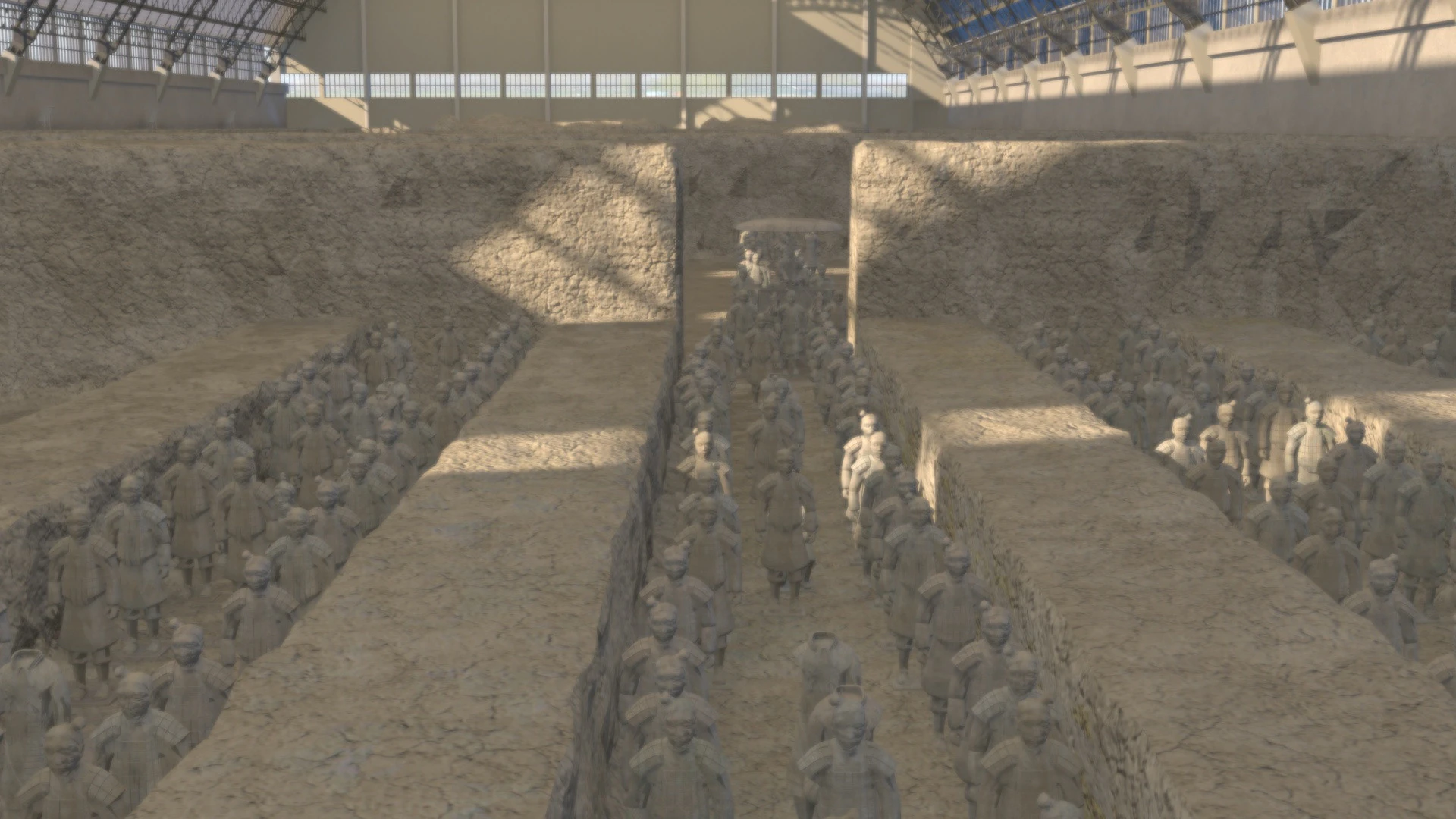 Terracotta Warriors 3D Model .c4d .max .obj .3ds .fbx .stl .blend 