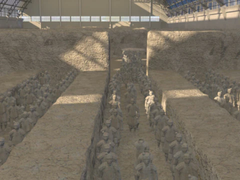 Terracotta Warriors 3D Model