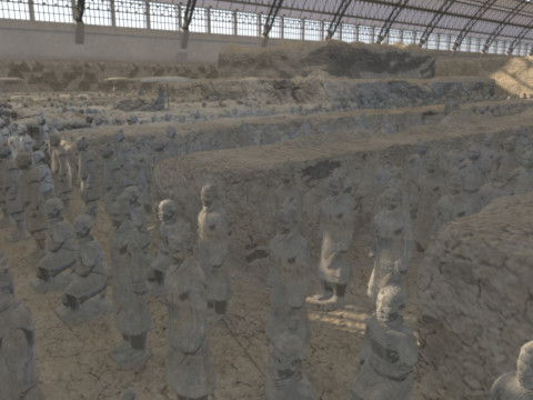 Terracotta Warriors 3D Model