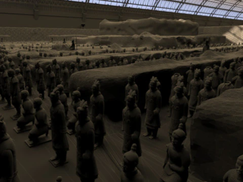 Terracotta Warriors 3D Model