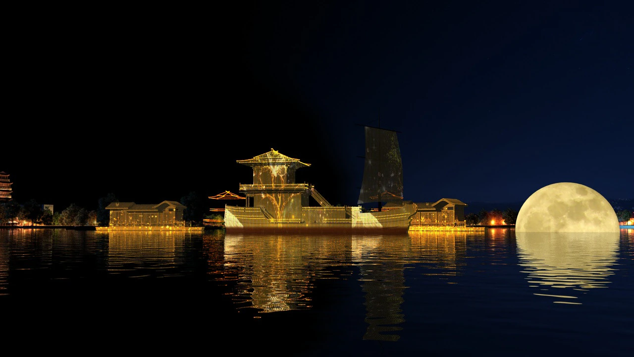 Cruise ship 3D Model .c4d .max .obj .3ds .fbx .stl .blend 