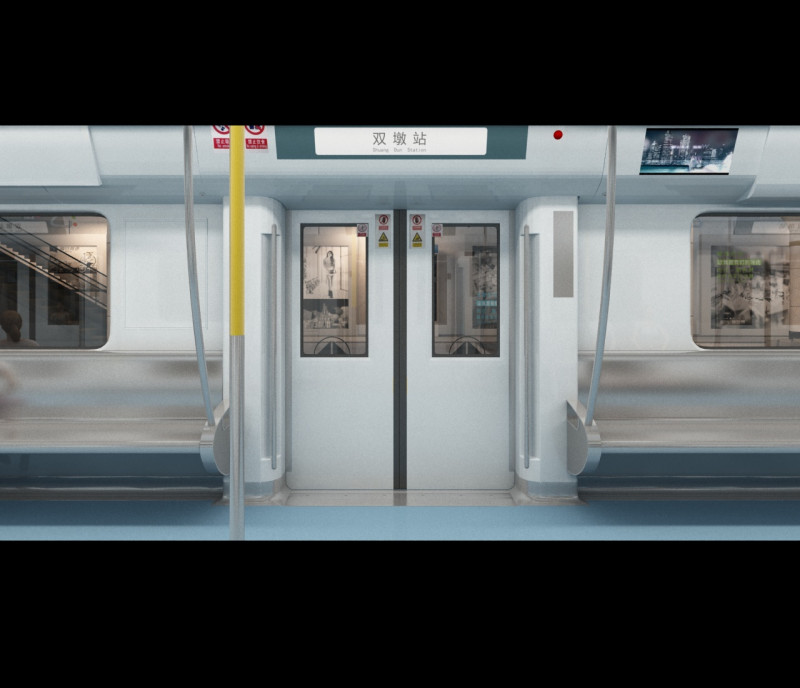 Subway 3D Model .c4d .max .obj .3ds .fbx .stl .blend 