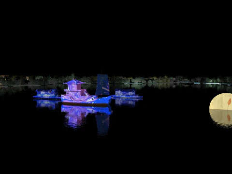 Cruise ship 3D Model