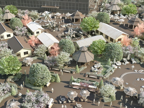 Amusement park 3D Model