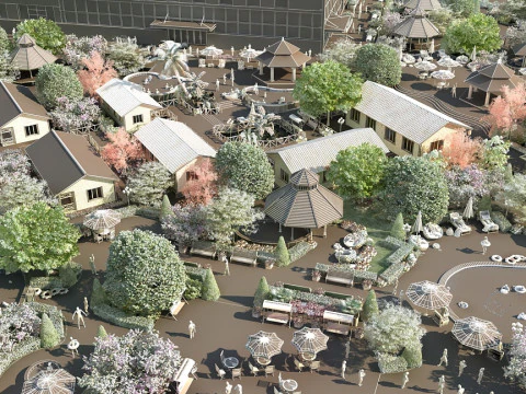 Amusement park 3D Model